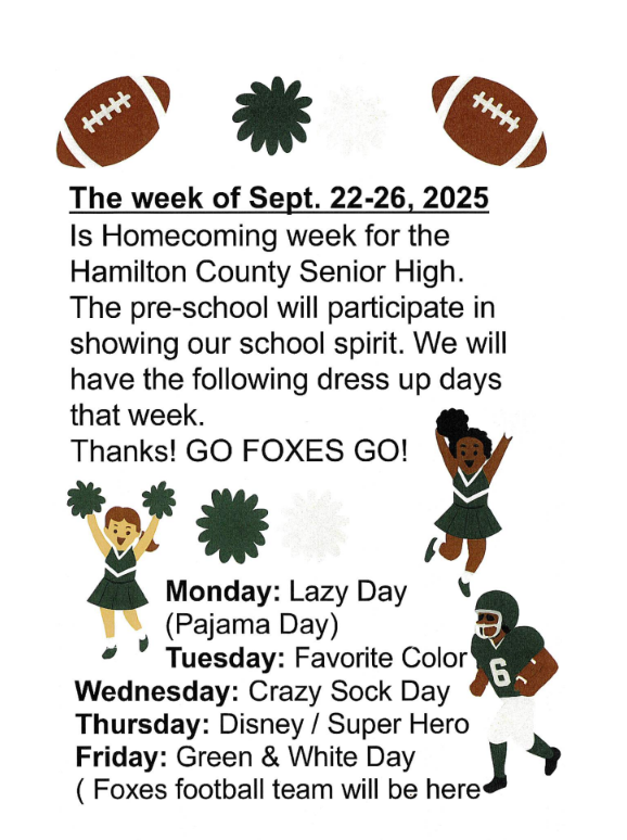 Upcoming Spirit Week!